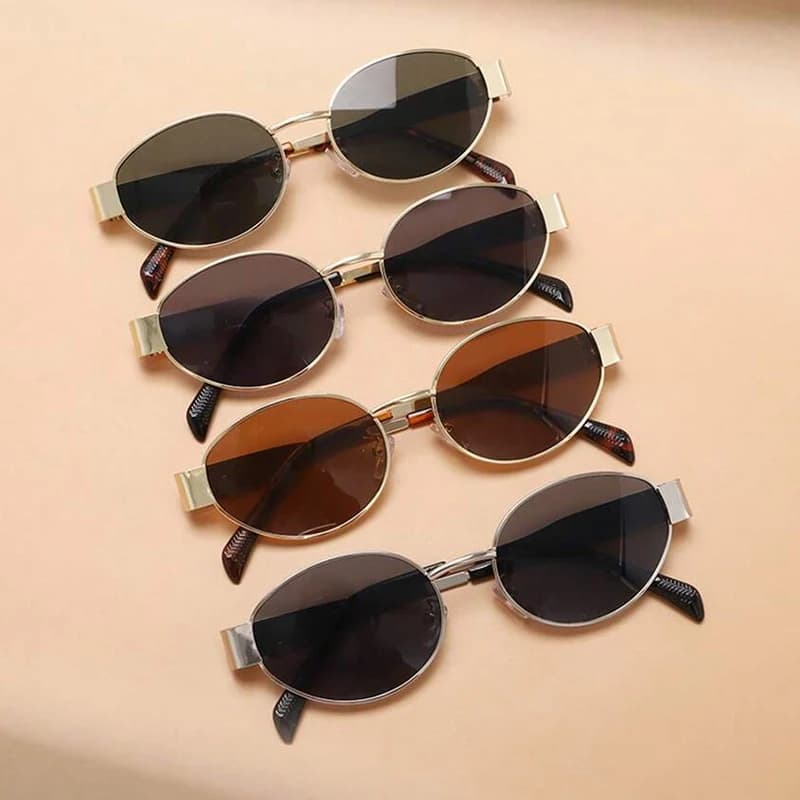Lot lunettes plage femme forme ovale - Accessoires pêche élégants protection solaire