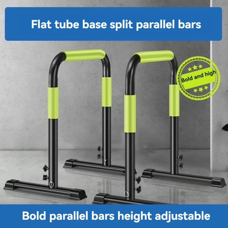 Barres parallèles split réglables en hauteur pour dips et flexions extensions bras - Équipement fitness maison