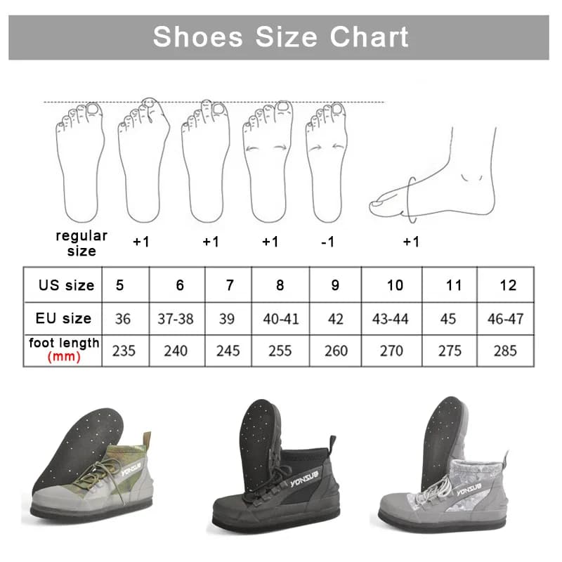 Chaussures pêche chasse Reef Rock - Bottes pêche professionnelles semelle feutre crampons - Hommes femmes