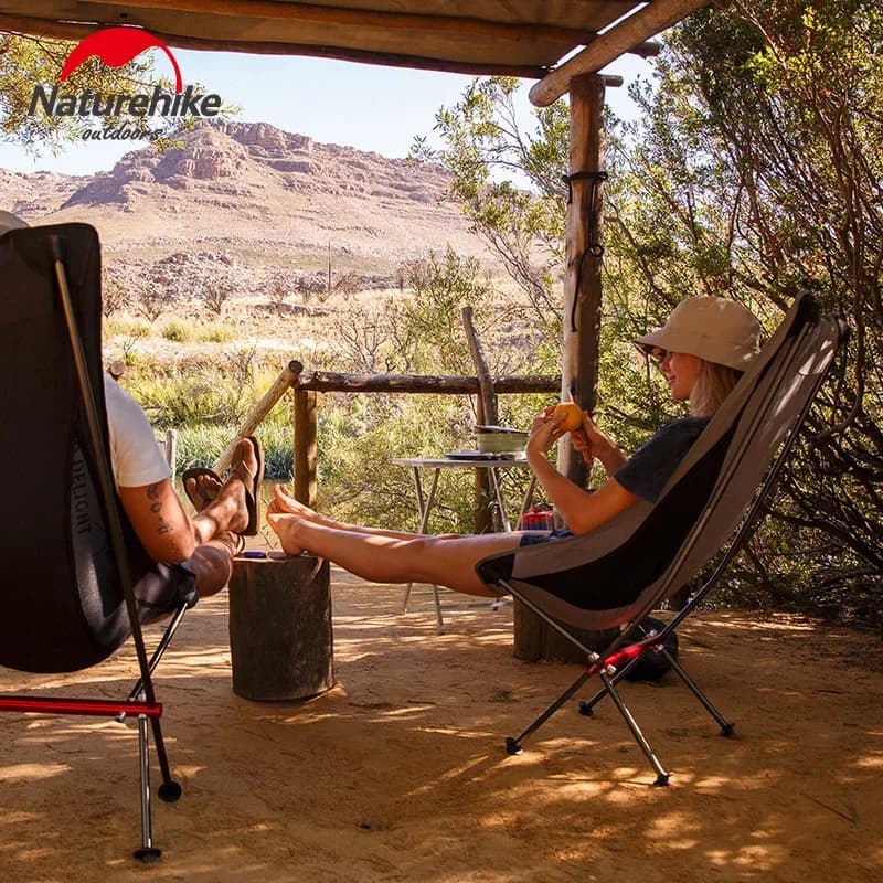 Chaise compacte pliante Naturehike ultralégère - Siège pêche pique-nique plage aluminium portable