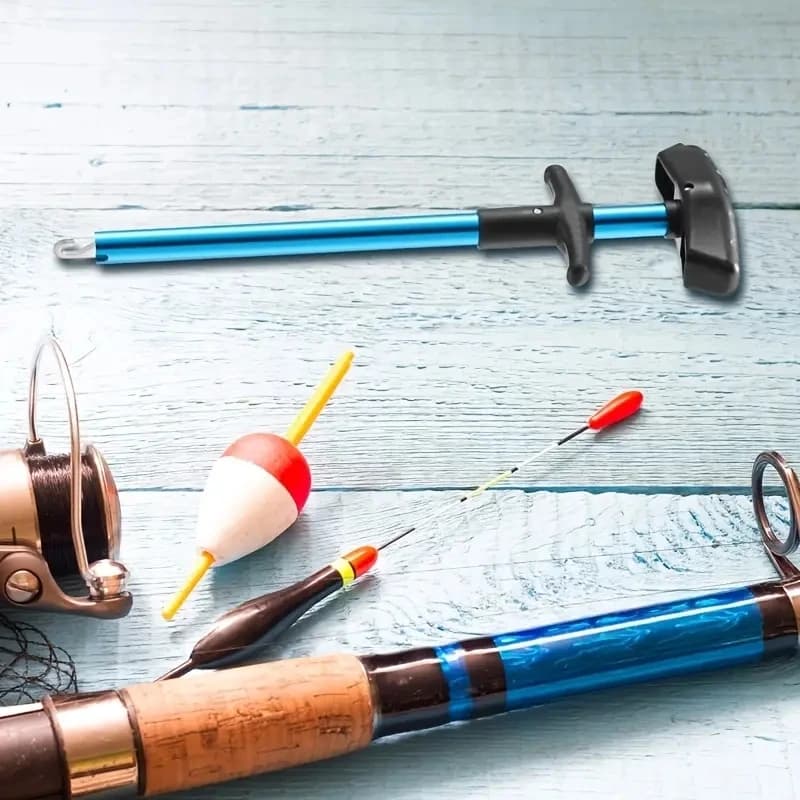 Séparateur hameçons aluminium portable en T pêche décrochage rapide équipement