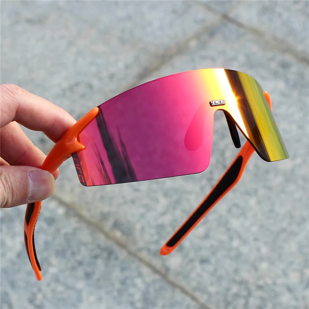 Lunettes de sport NRC 3 lentilles UV400 TR90 vélo VTT pêche randonnée hommes femmes