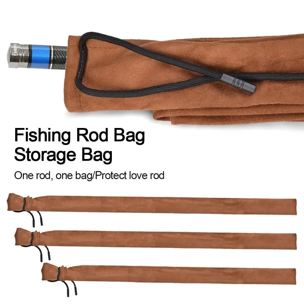 Sac de rangement pliable pour cannes à pêche avec grande capacité pour accessoires et matériel
