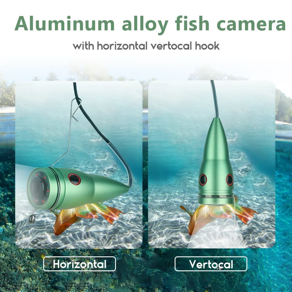 Caméra sous-marine GAMWATER 4.3" avec batterie 5000mAh - Détecteur poissons 1000TVL étanche IP68 pour pêche 30M
