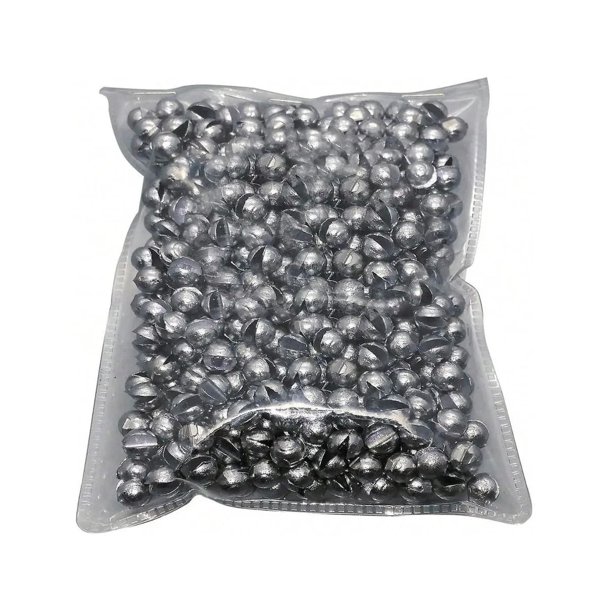 Plombs fendus amovibles 100 pièces pour pêche - Plombages ronds en plomb pour lignes