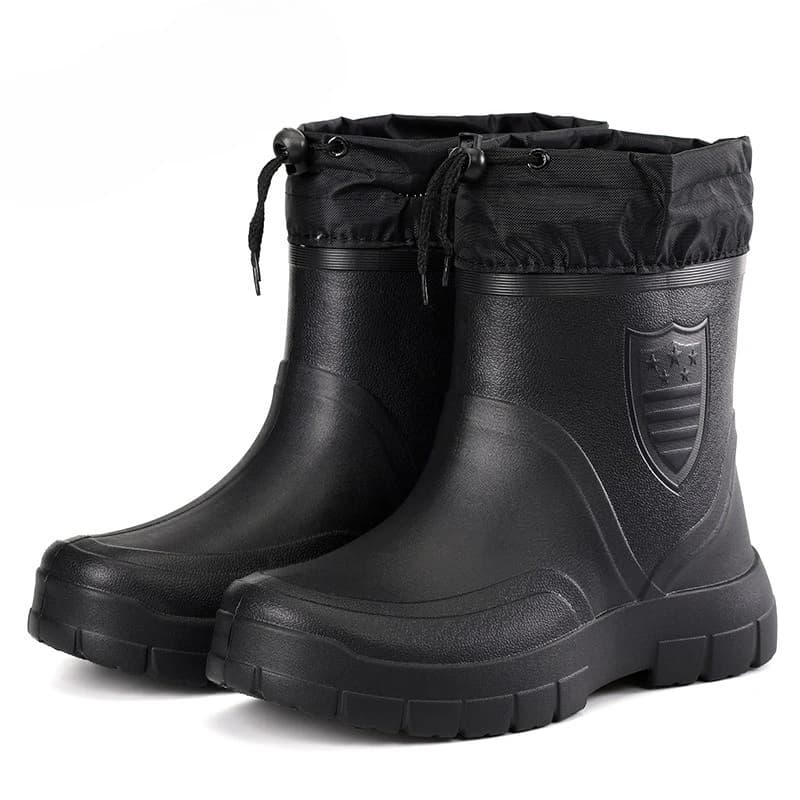 Bottes de pêche hiver imperméables homme légères chaudes EVA courtes confortables chaussures eau