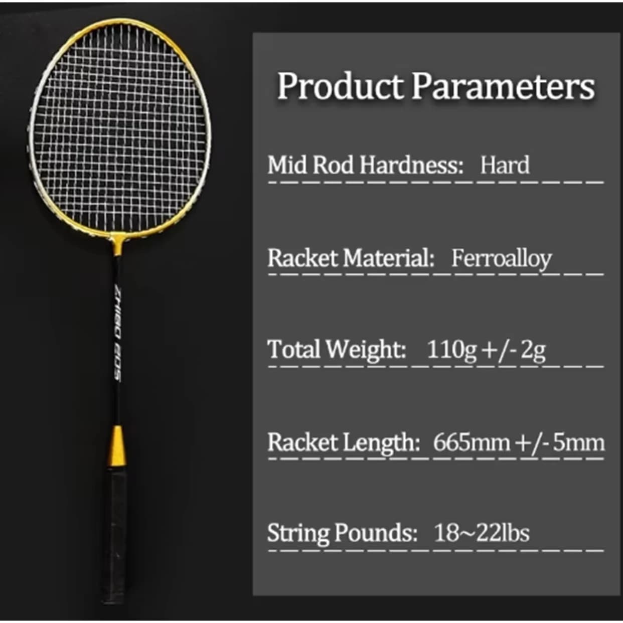Set de badminton débutant 2 pièces - Raquettes professionnelles durables pour pêcheurs loisirs