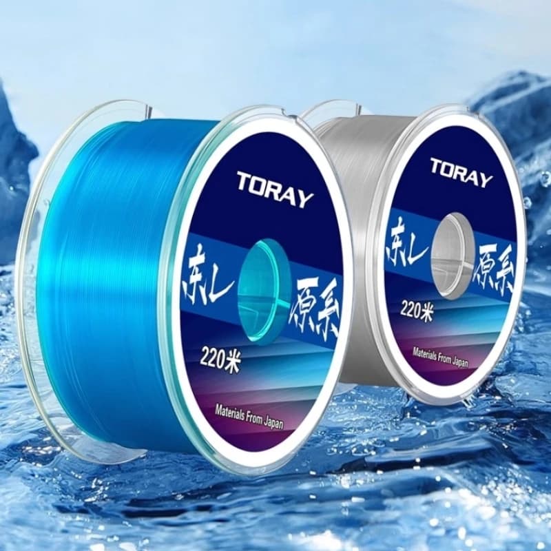 TORAY Japon fil monofilament haute qualité 220M super résistant coulant rapide pour pêche carpe pesca