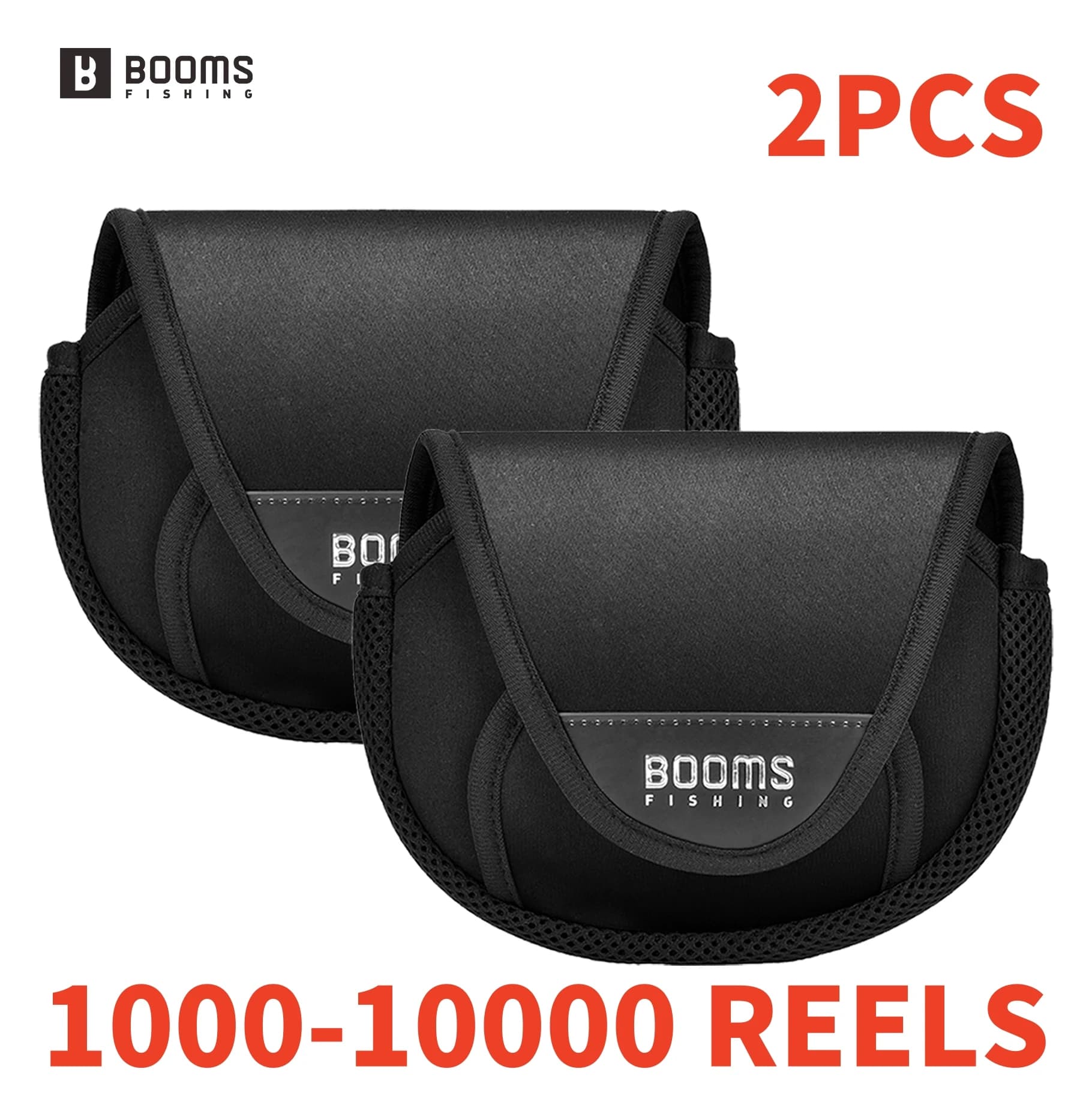 Housse de protection moulinet pêche Booms Fishing RC2, étui baitcasting, accessoire protection matériel pêche