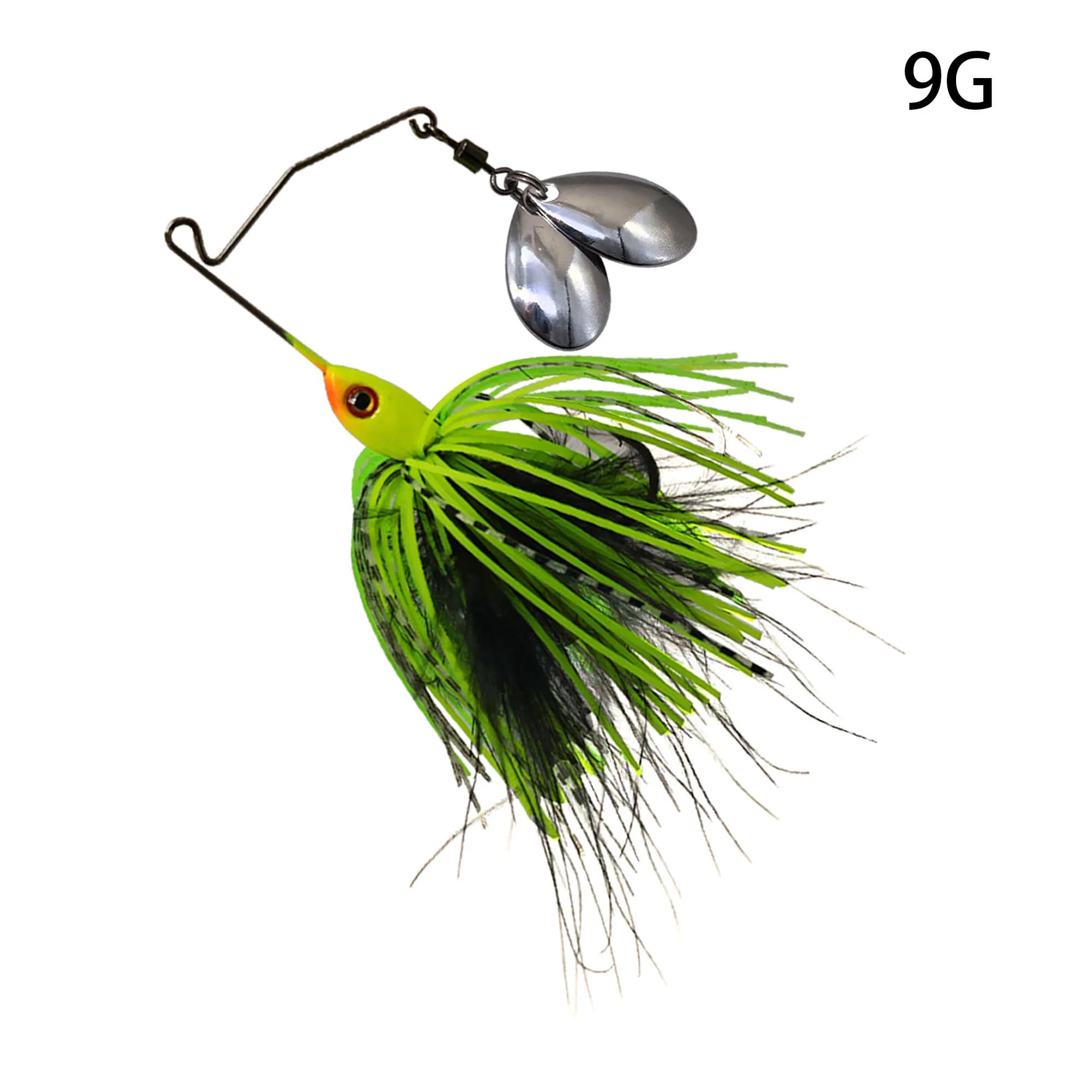 Leurre spinner bait Mycena 7G/9G pour brochet et perche - Chatter bait avec lame vibrante