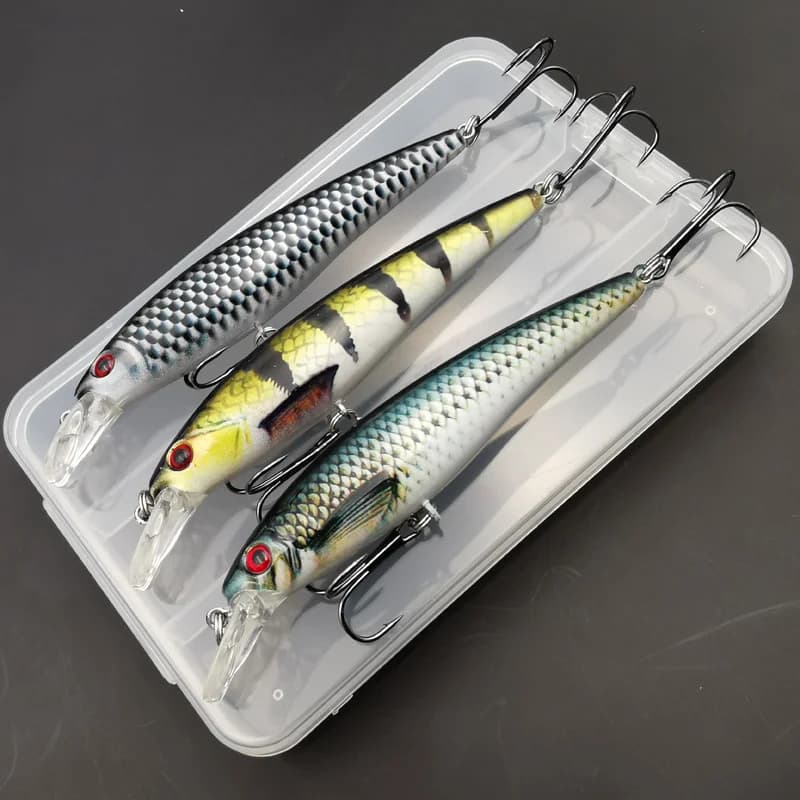Leurre pêche 13g leurre minnow coulant 1 ou 3 pièces appât artificiel coloré pour carnassiers