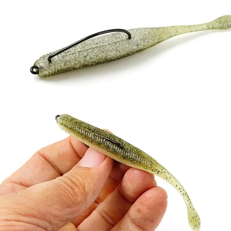 Leurres souples SUNMILE Drop 7.5-11.5cm pour brochet et perche - appâts artificiels vibrants