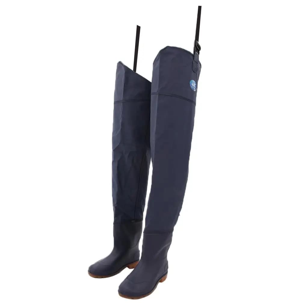 Pantalons waders pieds nus légers étanches pour pêche hommes tailles variées