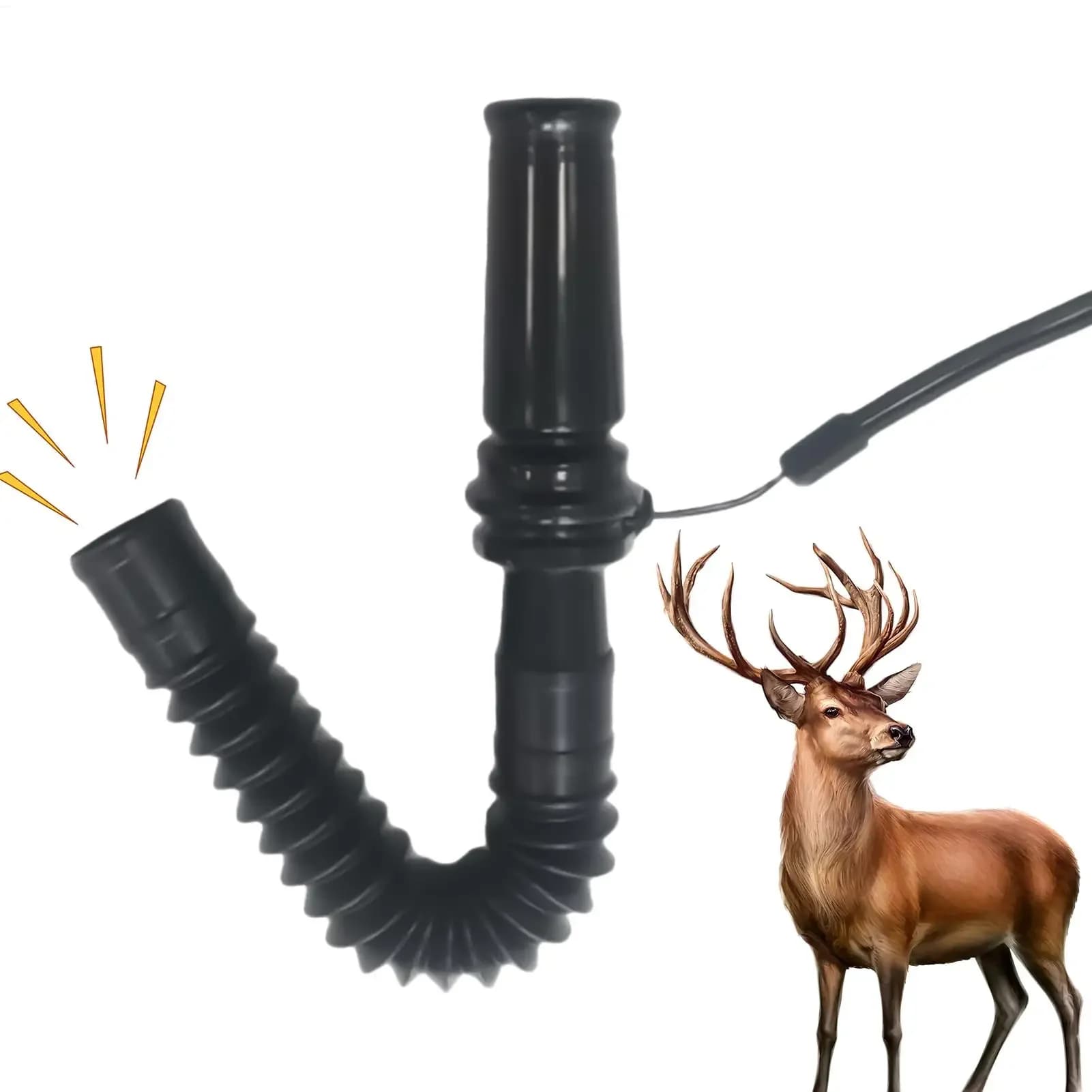 Sifflet imitation cerf canard corbeau - Appât de chasseur avec sons originaux pour piégeage et leurre
