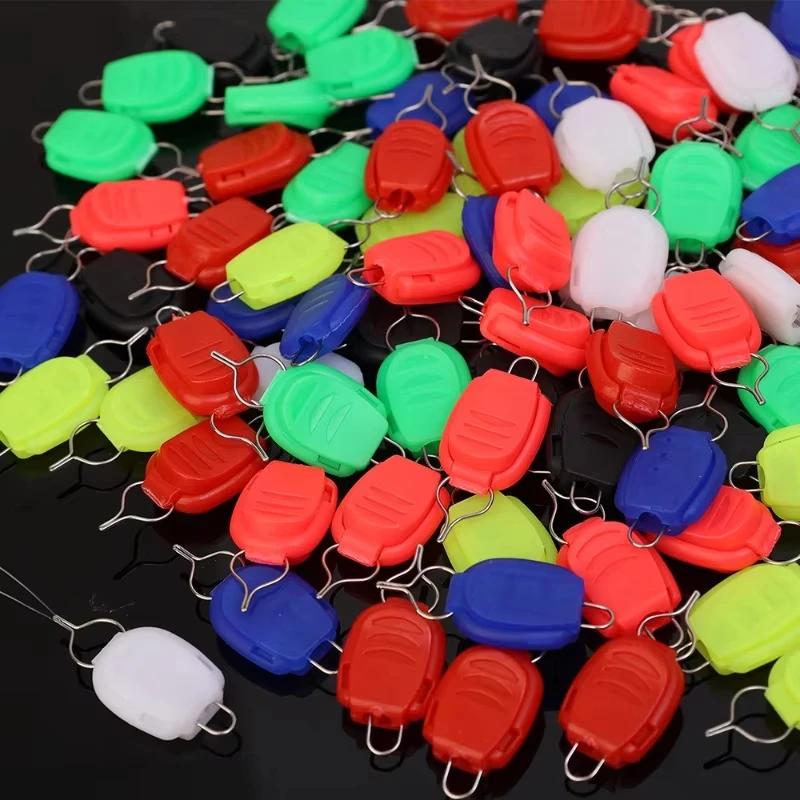 15 clips arrêt-ligne ABS pour moulinet casting, accessoires pêche pour stopper le fil sur votre bobine