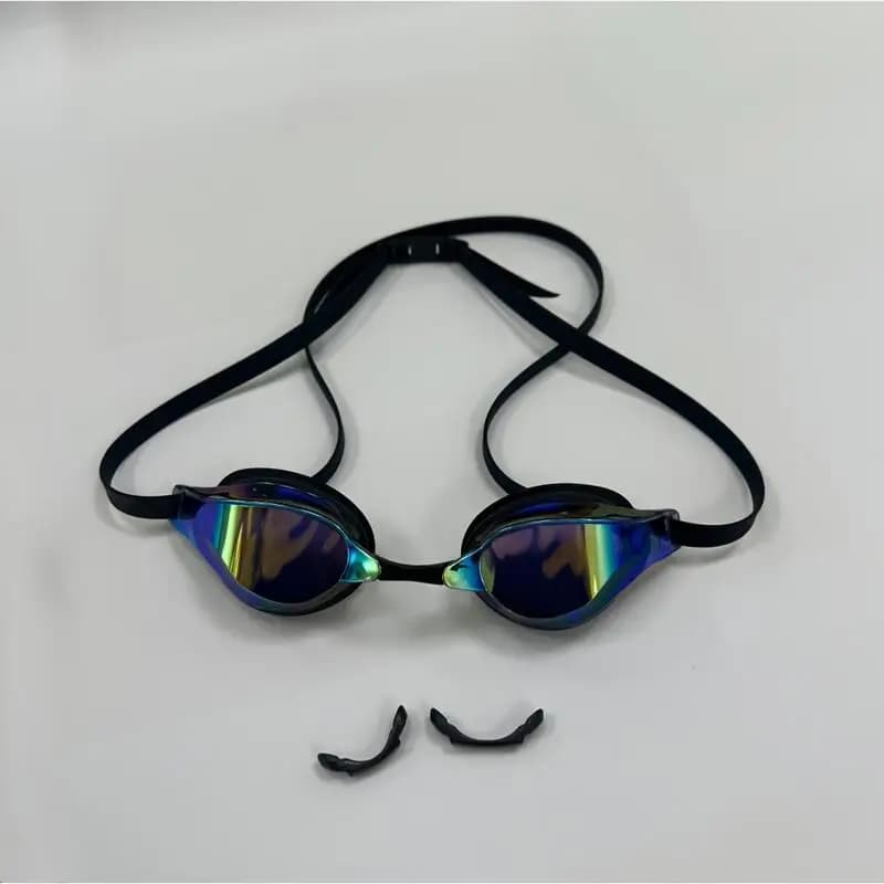 Lunettes de natation adulte anti-buée personnalisables logo étanches silicone sports nautiques