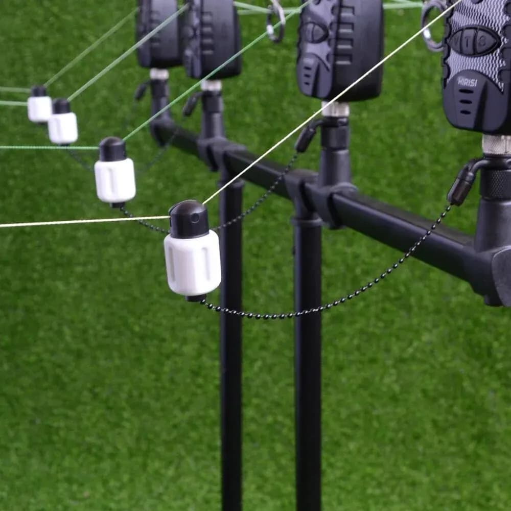 Indicateur de touche Swinger Hirisi avec chaîne en laiton - Bobbins pour alarmes de pêche à la carpe B2029