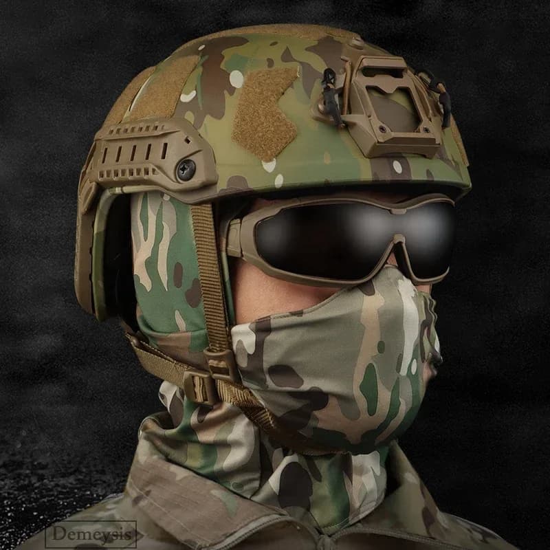Masque tactique balaclava extérieur anti-vent silicone pêche chasse airsoft protection solaire