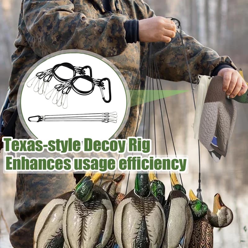 Ancres leurres gibier d'eau anti-rouille - système étalement naturel mouvement chasse canard