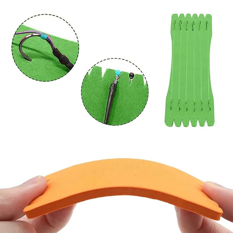10 bobines en mousse pour enrouleur ligne de pêche, support montage et accessoires canne, couleurs aléatoires