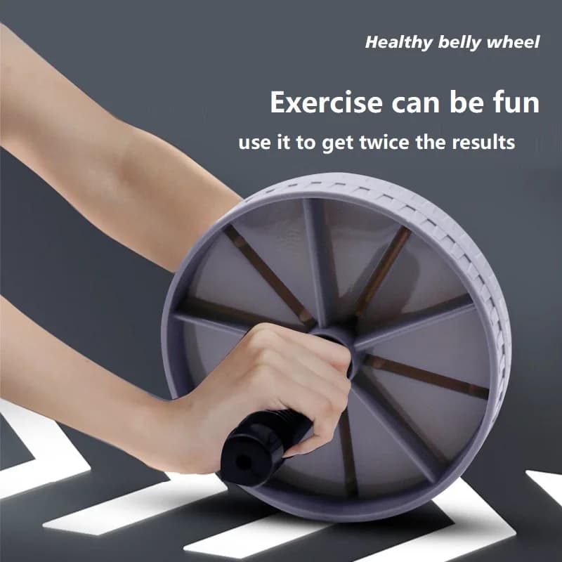 Roue abdominale Ab Roller JFL01 - Matériel d'exercice pour abdominaux sans bruit - Pêche