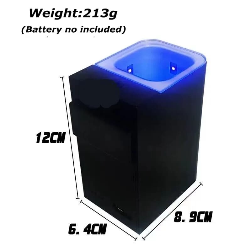 Chargeur de lampe LED UV pour leurres souples pêche en mer, appât lumineux rechargeable pour la