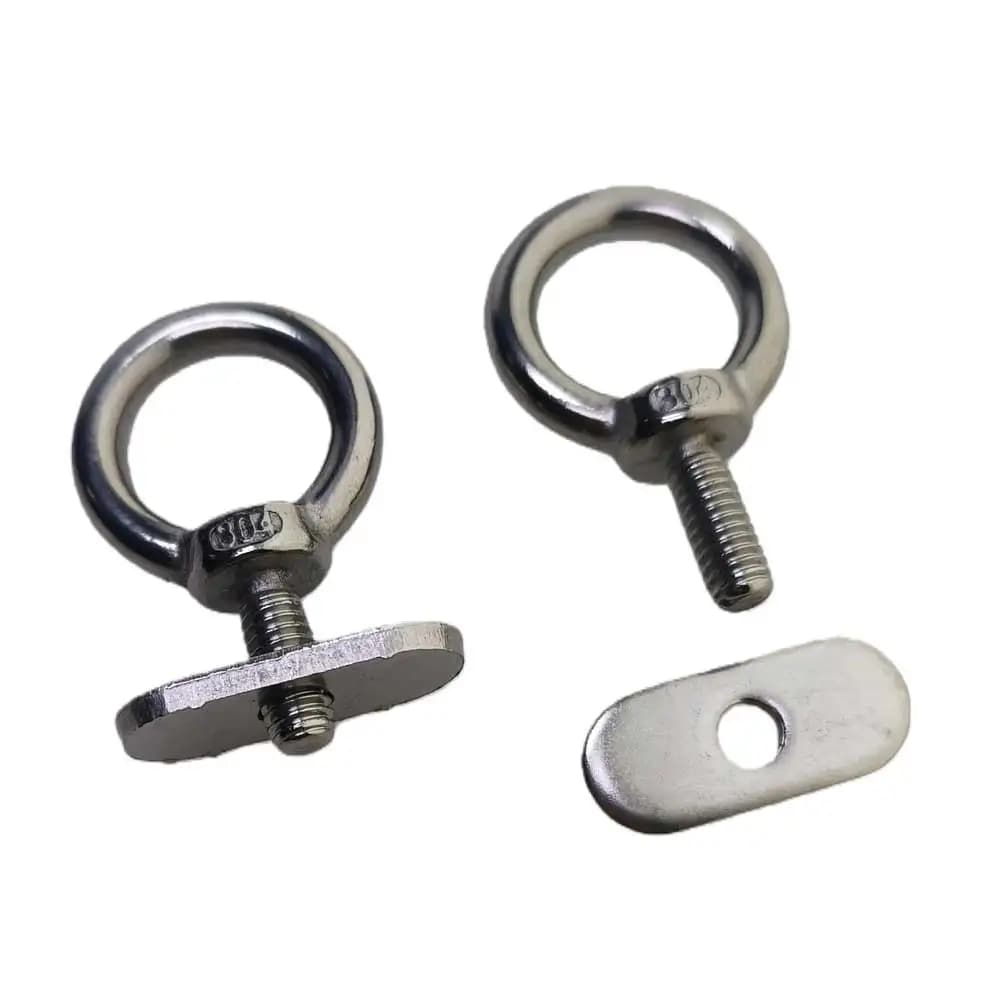 2/4 blocs coulissants réglables en acier inoxydable pour rail de kayak - Support de montage