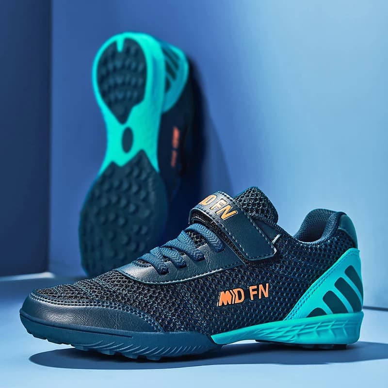 Chaussures de football junior 29-39 : Sneakers confortables pour entraînement indoor et outdoor