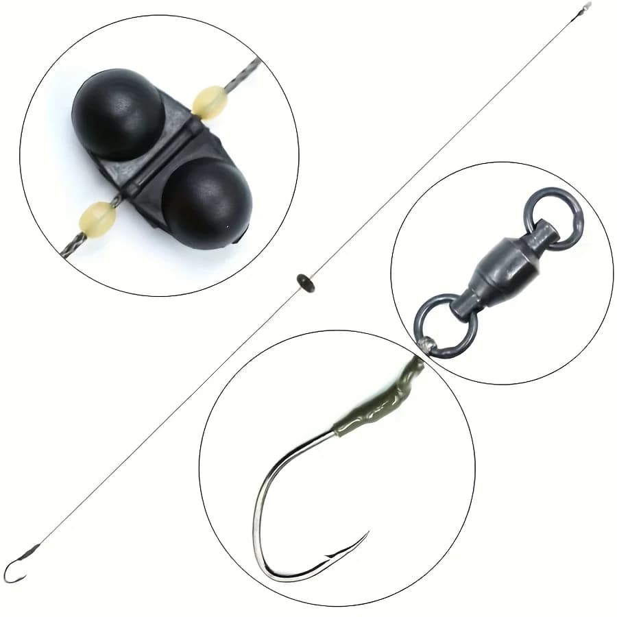 Montages pour silure avec flotteur - Rigs de pêche au poisson-chat avec bouchon coulissant