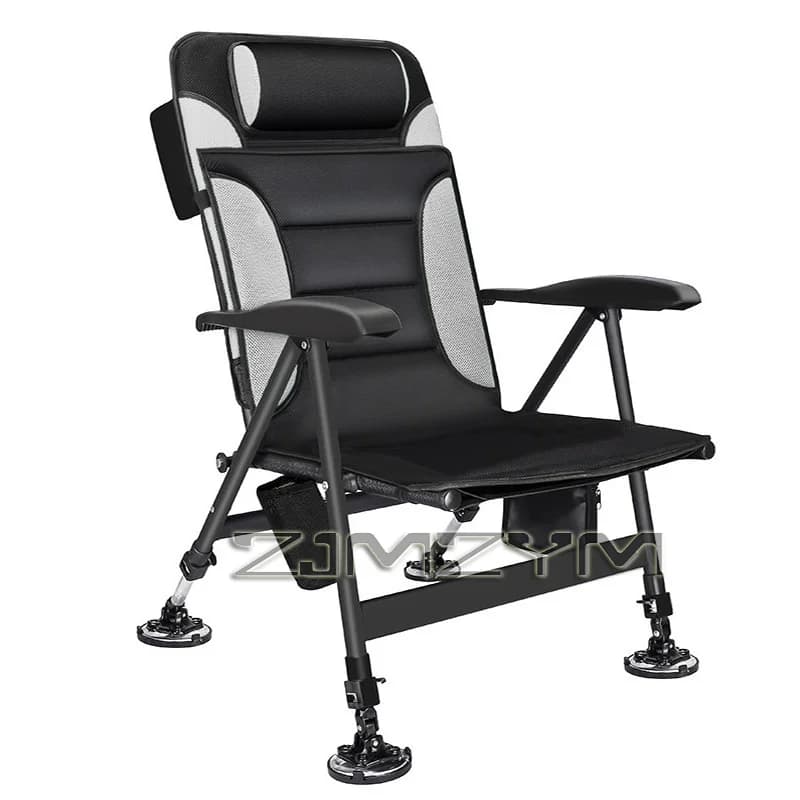 Chaise de pêche réglable multi-positions - Siège pliant européen inclinable pour pêche confortable
