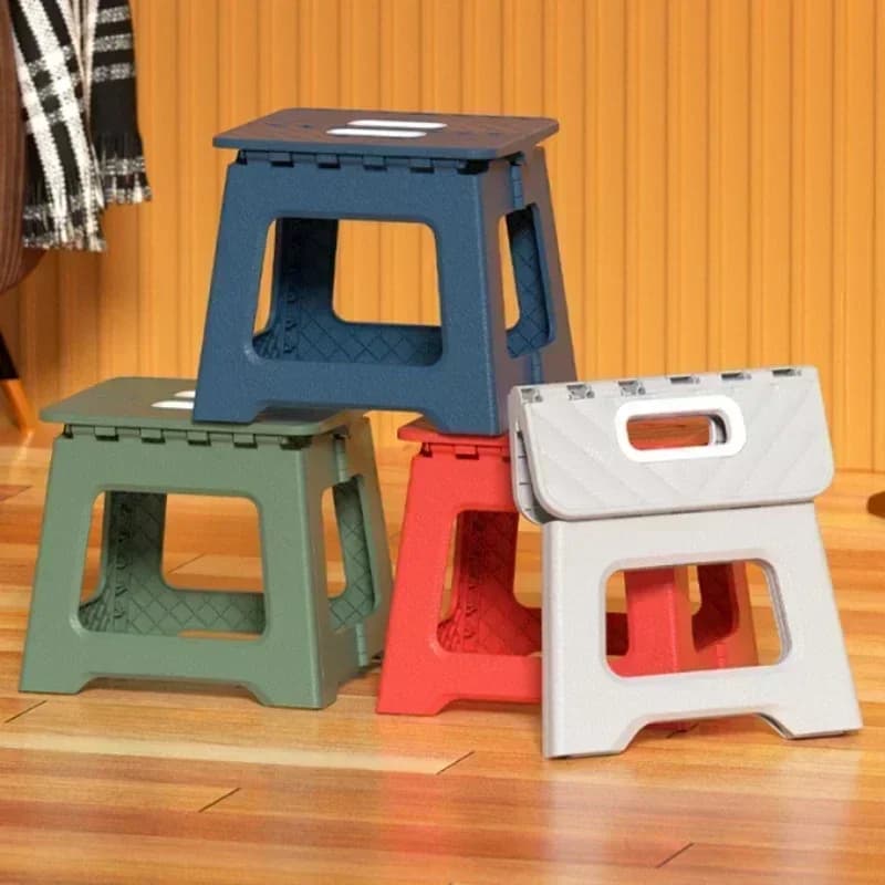 Tabouret pliant 2024 pour pêche - Siège plastique épais adulte enfant camping