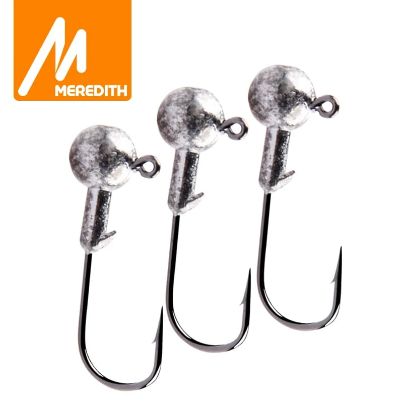 Tête plombée Jig MEREDITH 1g à 22g pour pêche du brochet et leurres