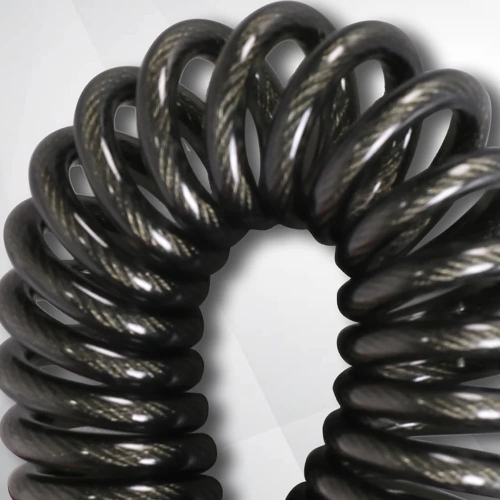 Lanyard anti-perte canne à pêche avec ressort spiralé et mousqueton pour émerillons et leurres