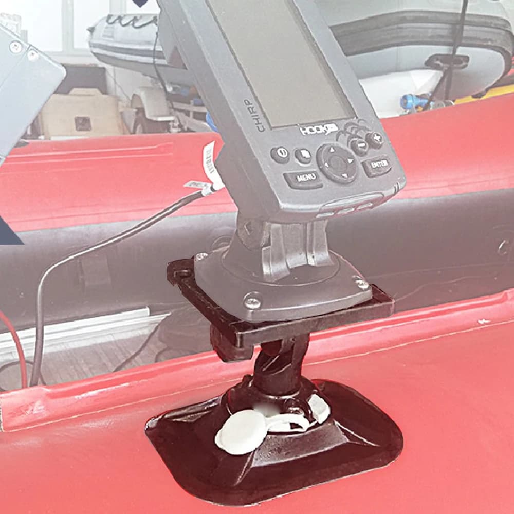Support GPS sondeur rotatif pour bateau gonflable pêche électronique montage PVC