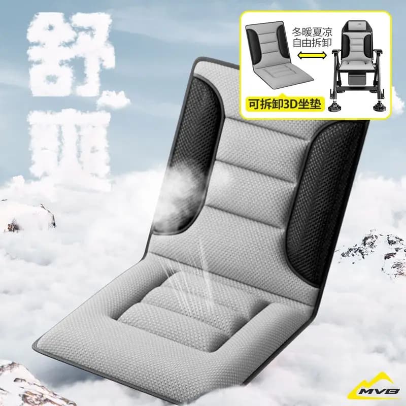 Chaise de pêche pliante européenne renforcée pour camping portable confortable siège pêche eau douce