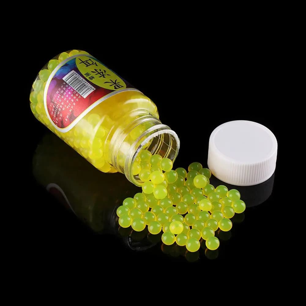 450 perles gélifiées aromatiques pour pêche carpe - saveurs fruitées et poissonneuses - appâts souples