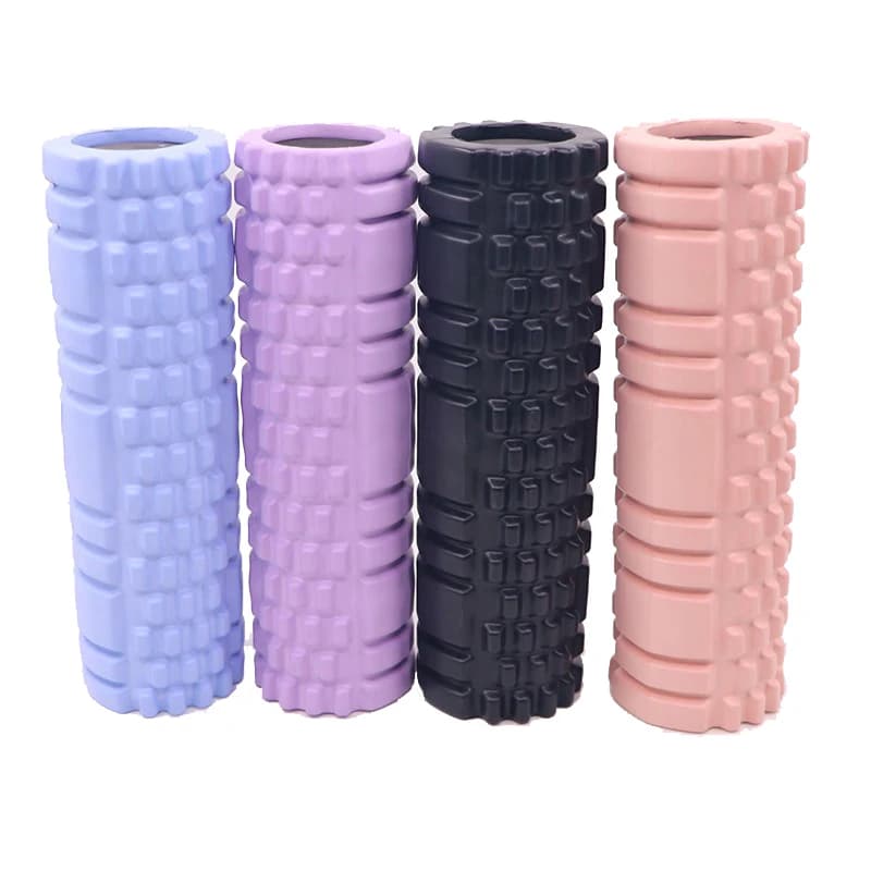 Rouleau yoga picoté massage musculaire pilates équilibre relaxation colonne vertébrale