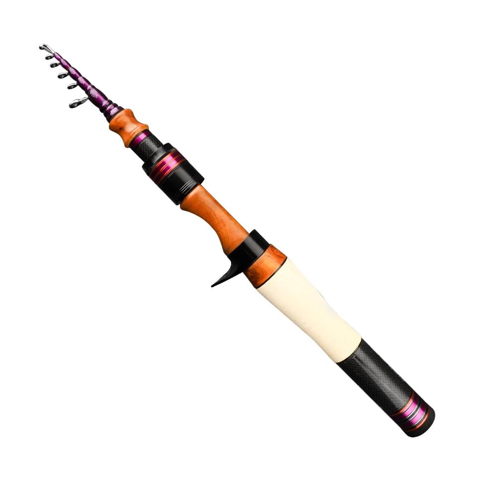 Canne télescopique PURELURE 1.50m XUL BFS, pointe solide carbone, parfaite truite et perche voyage