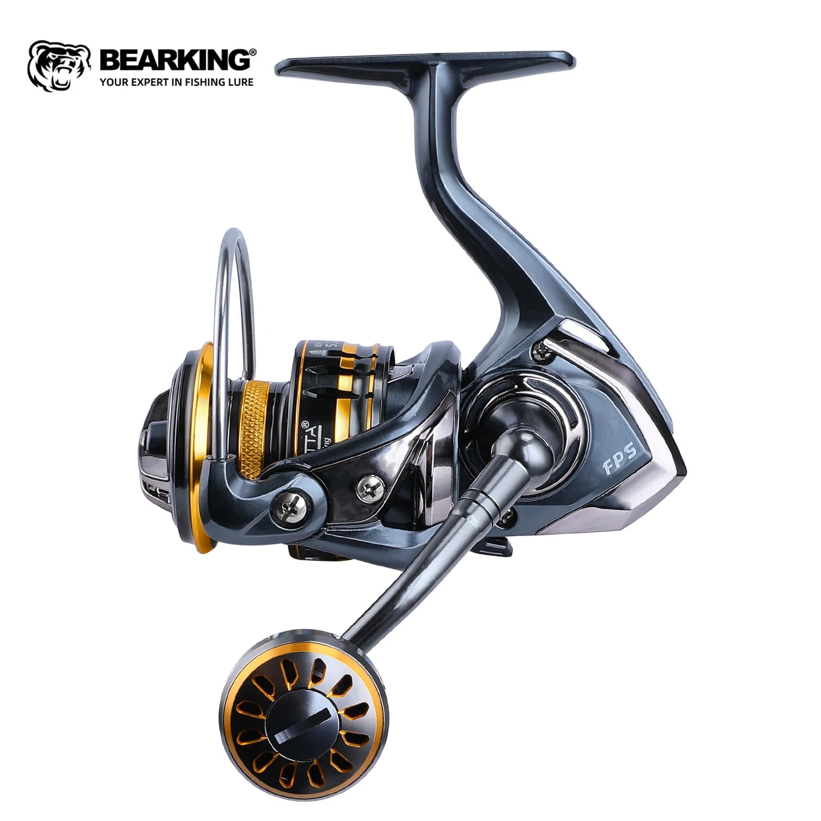 BEARKING brand New arrival Saltwater Fishing Reel Spinning 1000-6000 9+1BB 5.2:1