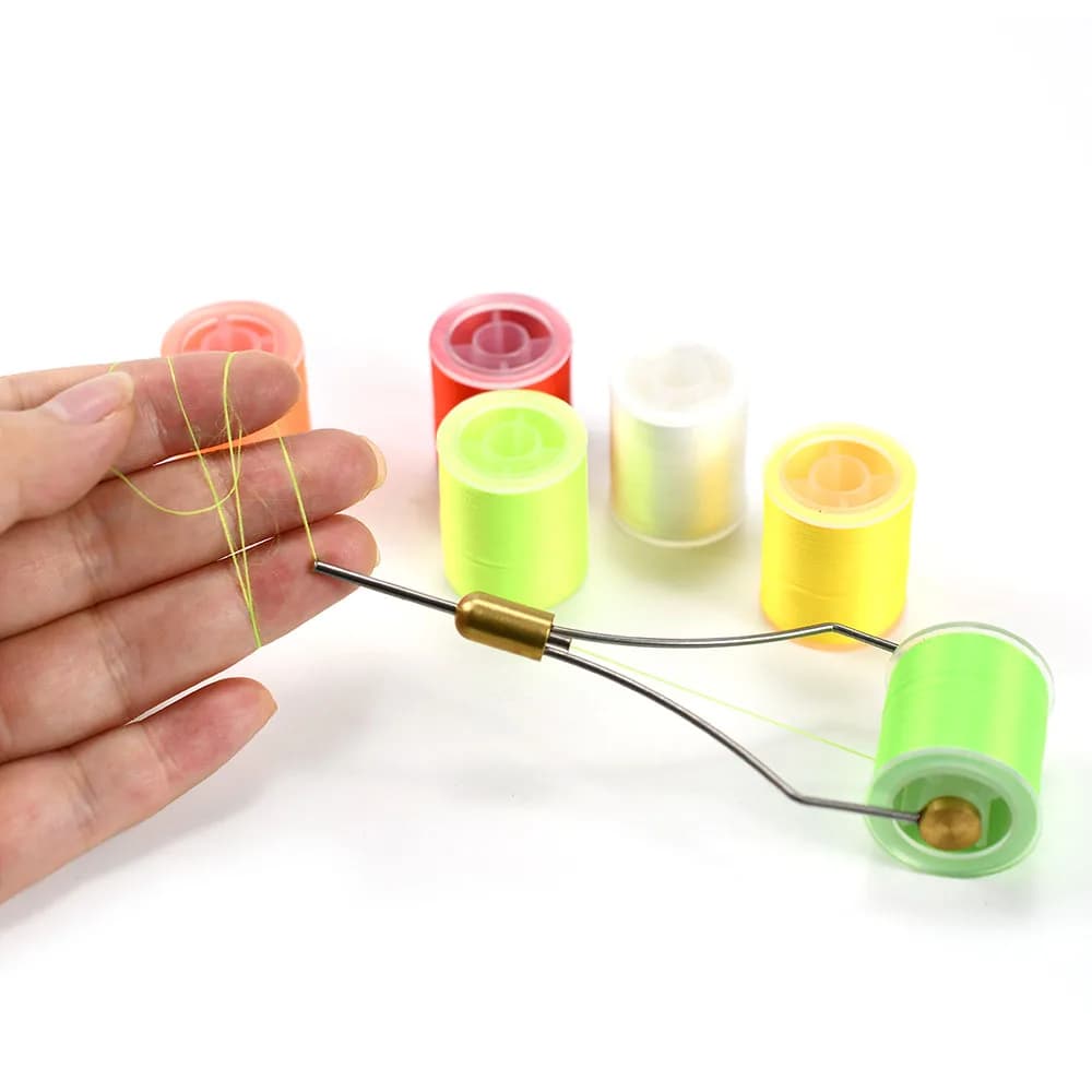 Fil de montage de mouche 150D polyester MNFT, 2 bobines multi-filaments pour matériel de pêche à la mouche