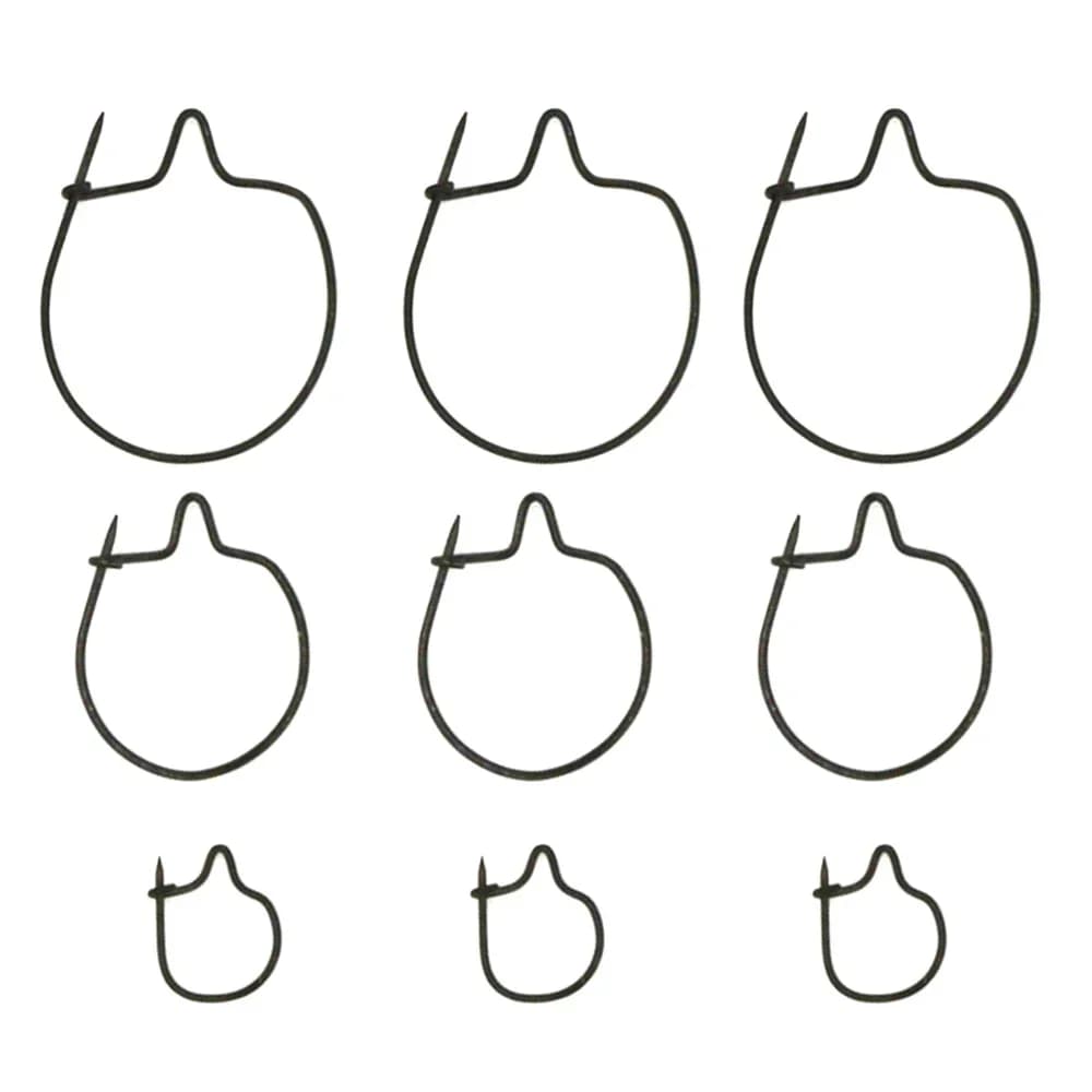 20 clips à asticots pour pêche de la carpe - Hameçons appâts vifs et leurres bouillettes