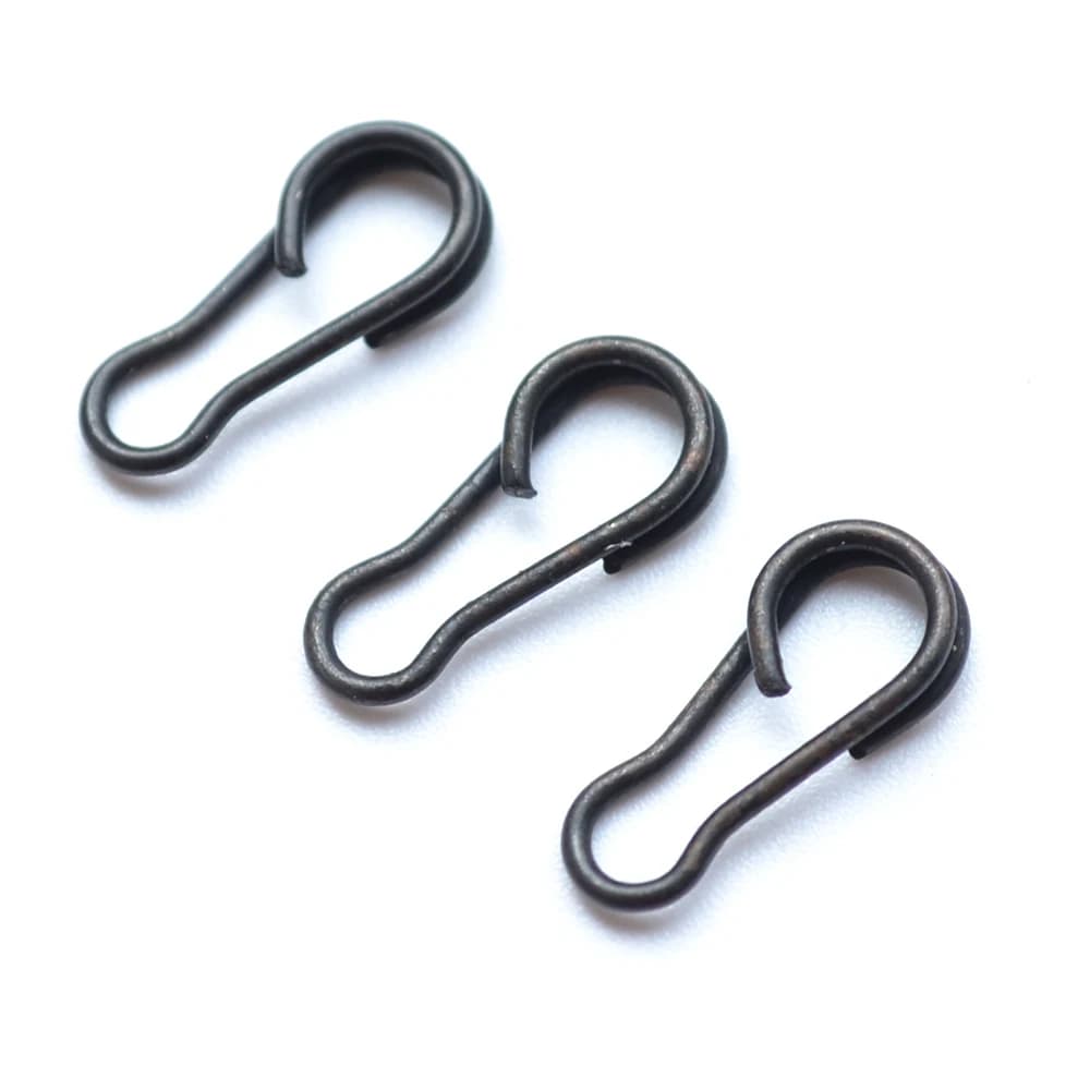 40PCS clips rapides agrafes pêche changement rapide terminal tackle carpe accessoires AG039