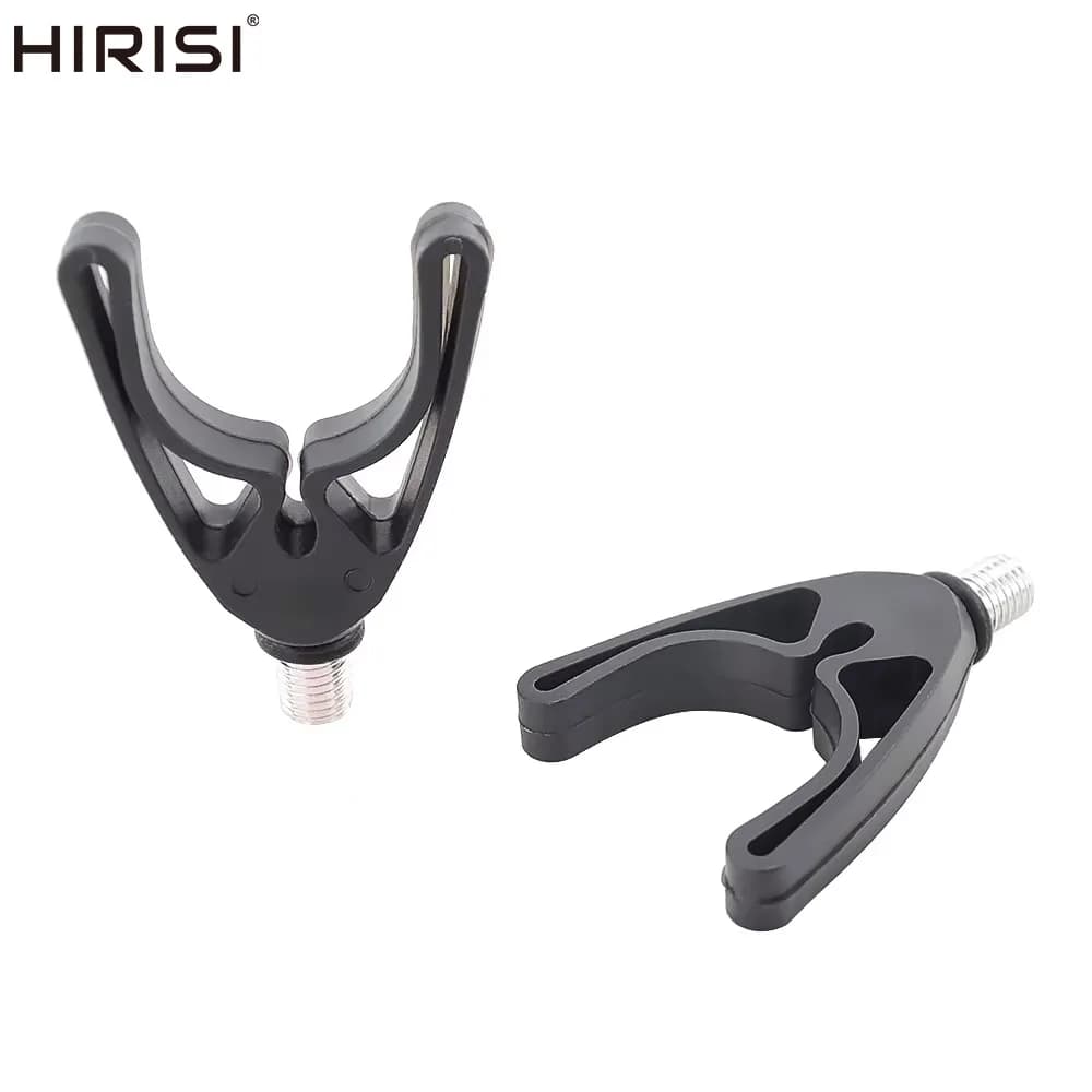 4 supports de canne à pêche carpe pour alarme et barre buzzer - accessoires pêche robustes et polyvalents