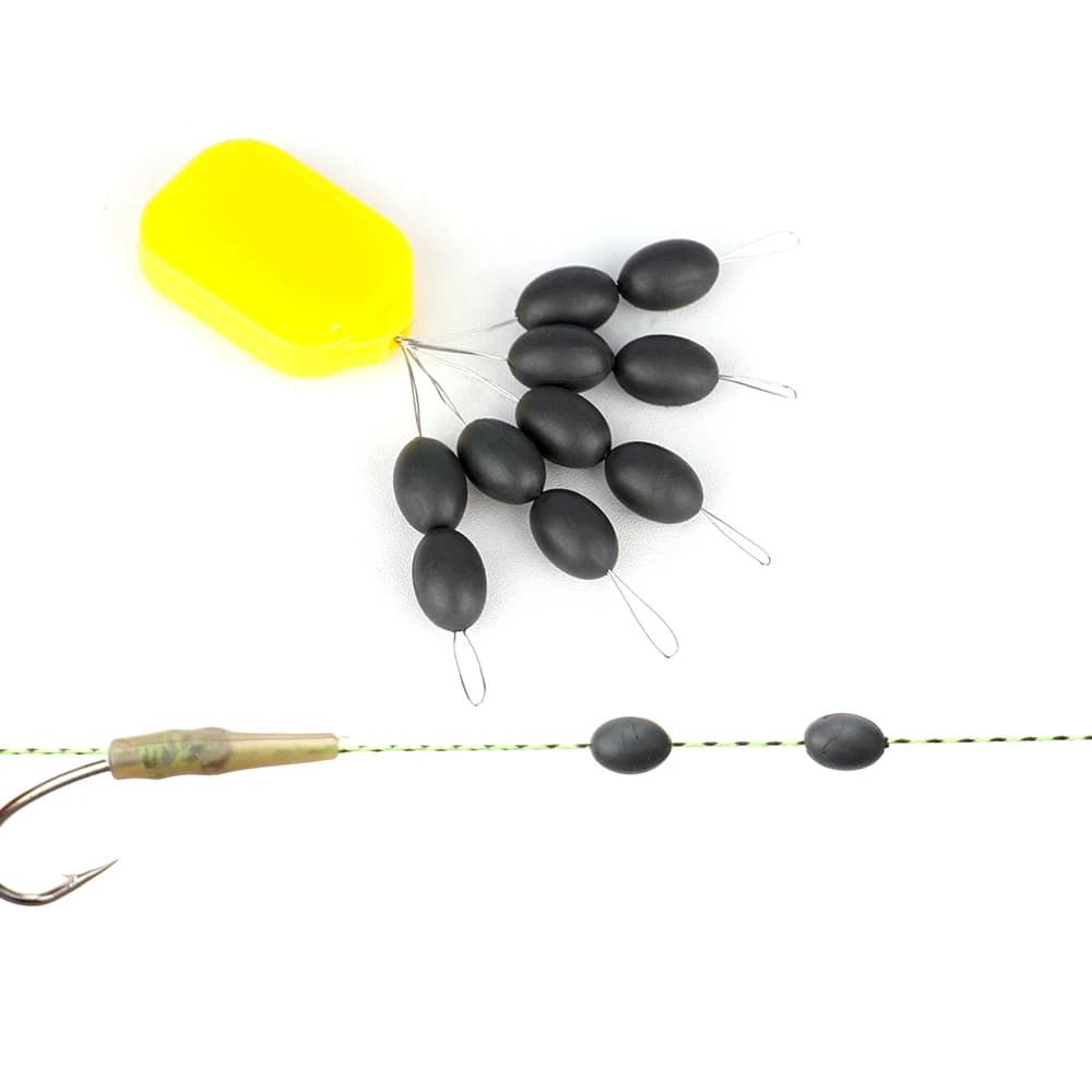 Plombs tungstène Hirisi AG301 pour pêche à la carpe, tailles 4mm 6mm 8mm, hameçon et plombée