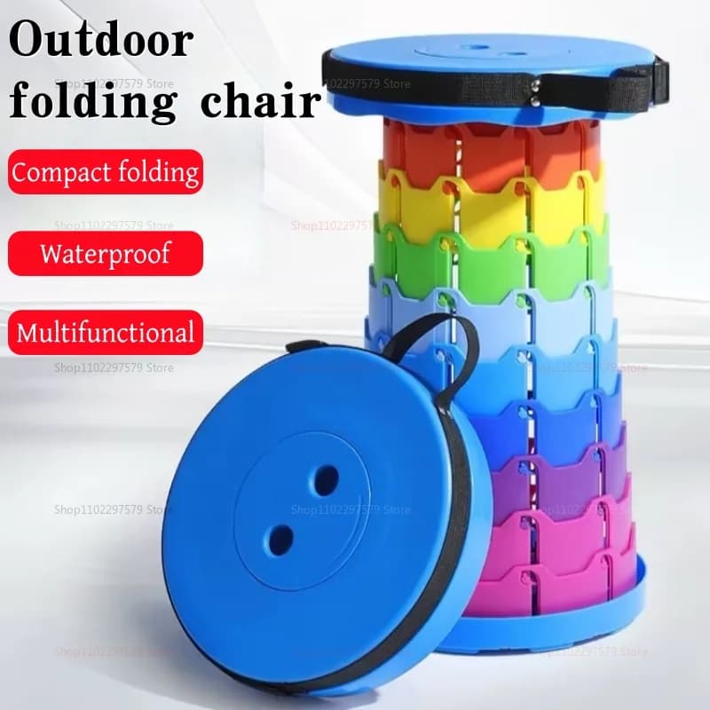 Chaise de camping pliante compacte légère pour pêche pique-nique et voyages en plein air