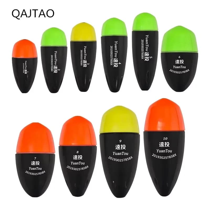 Set flotteurs lumineux réglables sensibilité haute étanches rouge vert