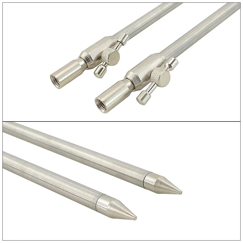 Support 4 pièces pour cannes à pêche carpe Hirisi - Rod pod adaptable aux alarmes de touches