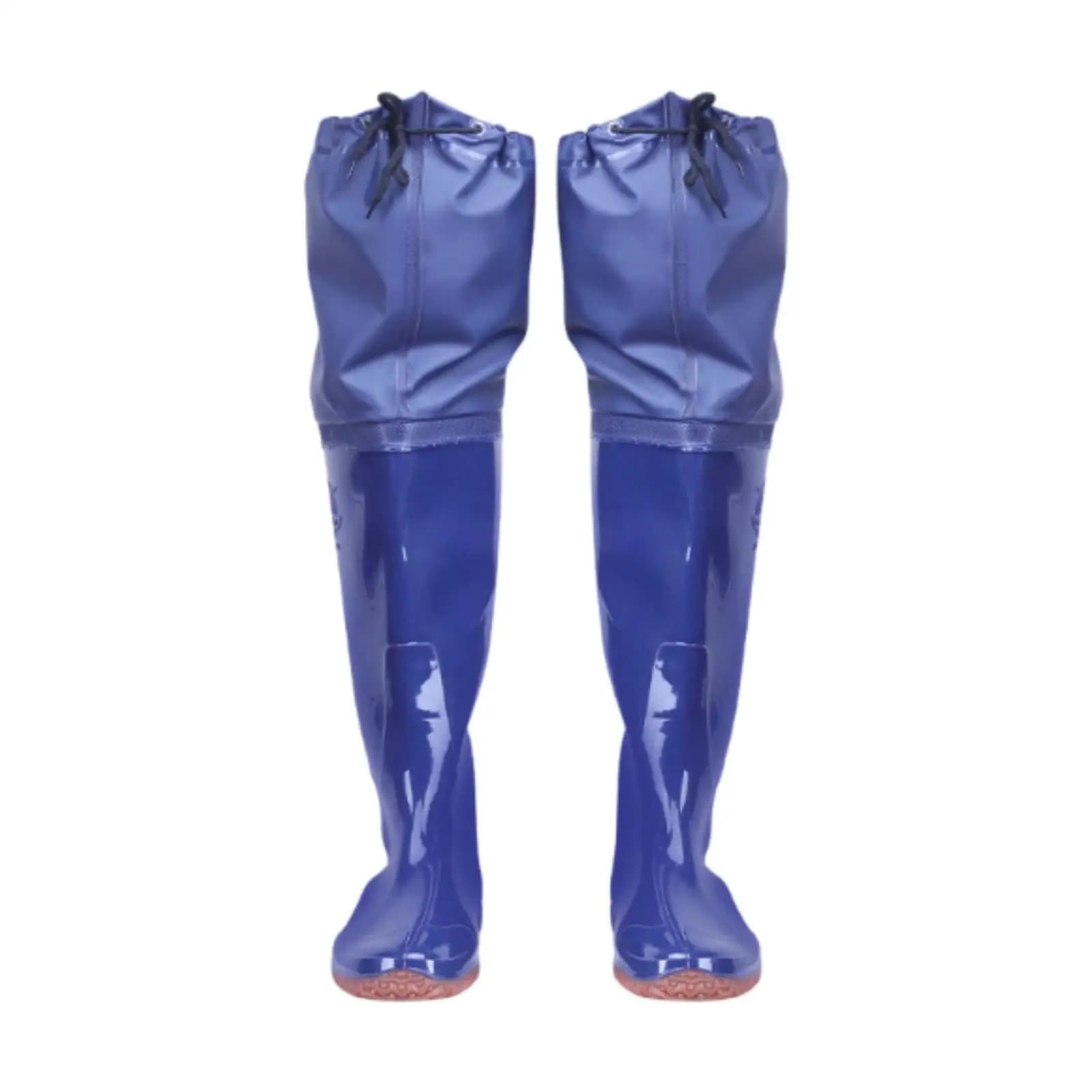 Bottes cuissardes PVC respirantes pour pêche à gué - Waders étanches homme femme agriculture et activités aquatiques