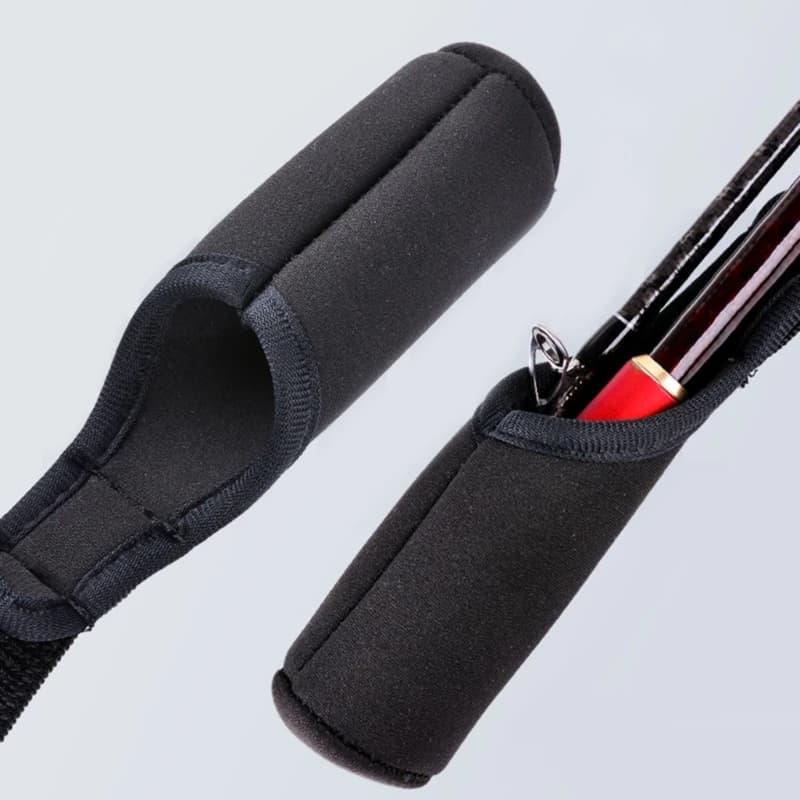 Sangle de fixation pour cannes à pêche avec attache rapide et sticker - Accessoire transport pêche