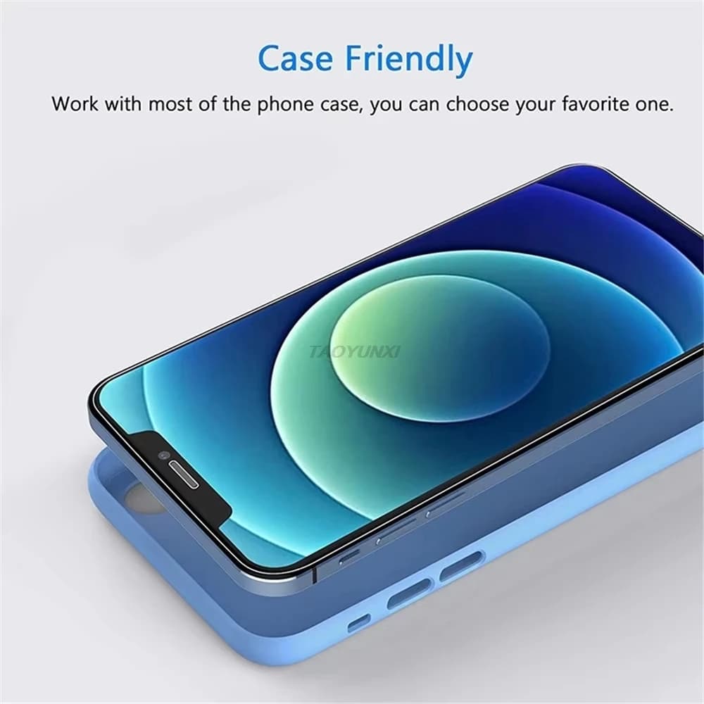Verre trempé protection écran iPhone 1-4 pièces résistant aux chocs pour pêcheurs étanche rayures